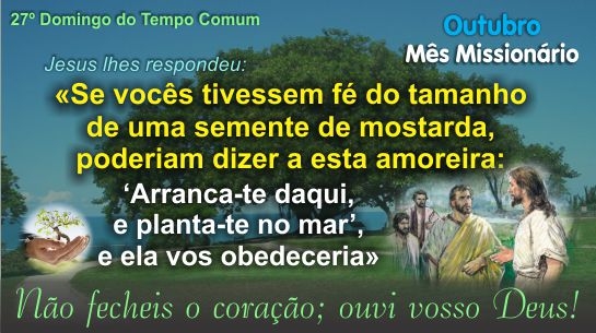 27º Domingo do Tempo Comum (02/10/2016)